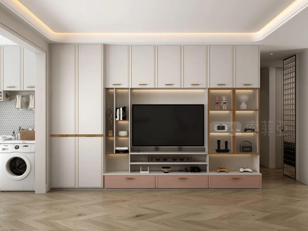 最新款電視背景墻，自然美景的夢(mèng)幻之旅，探尋內(nèi)心平靜的啟程