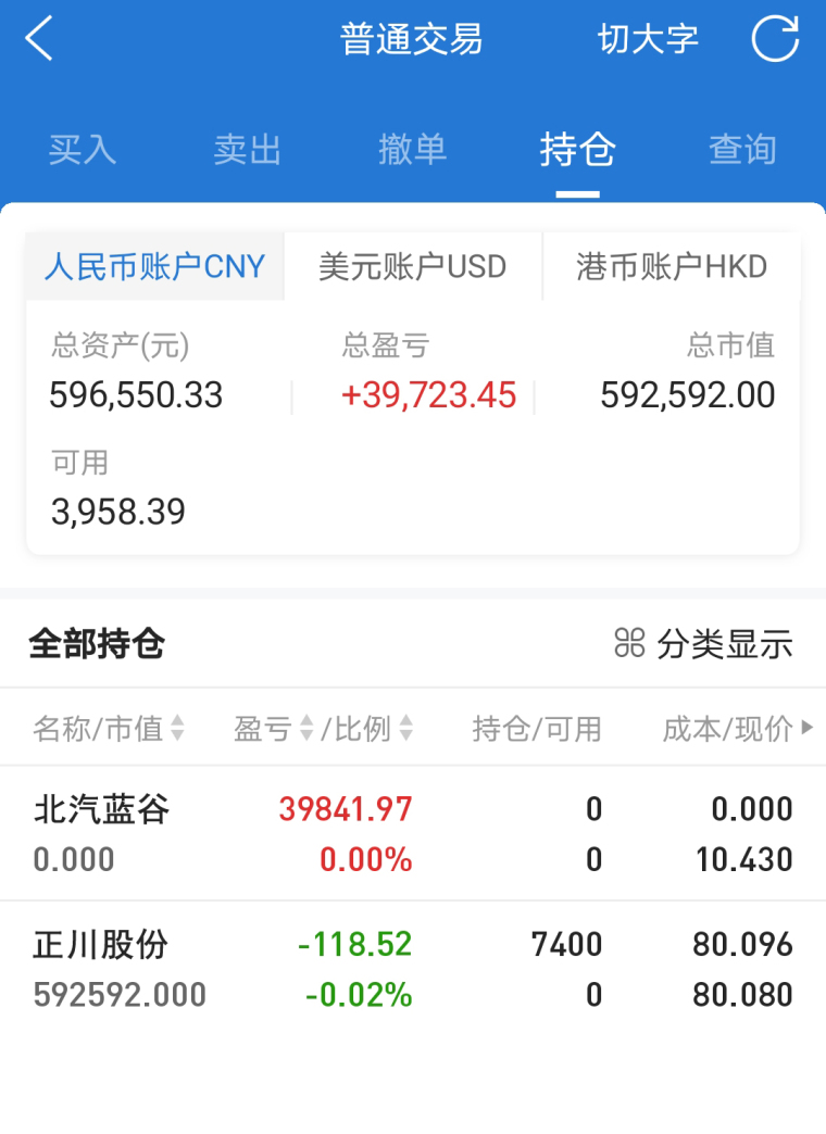 股票賬戶截圖，數(shù)字時代的投資軌跡