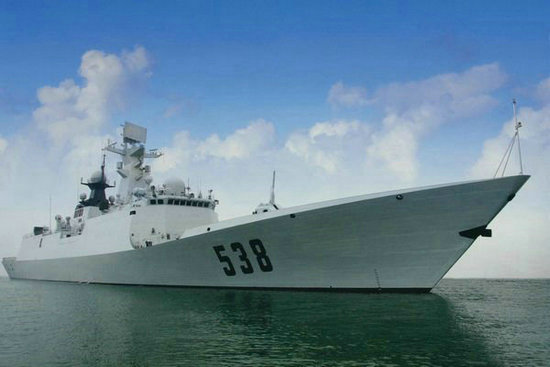 中國(guó)新型軍艦的溫馨日常